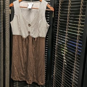 ✌️😎Vintage houndstooth dress/tunic Jr's lg